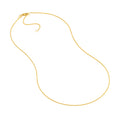 1.05mm Adjustable Wheat Chain with Lobster Lock