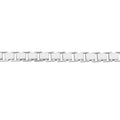 3.4mm Box Chain Bracelet with Spring Ring