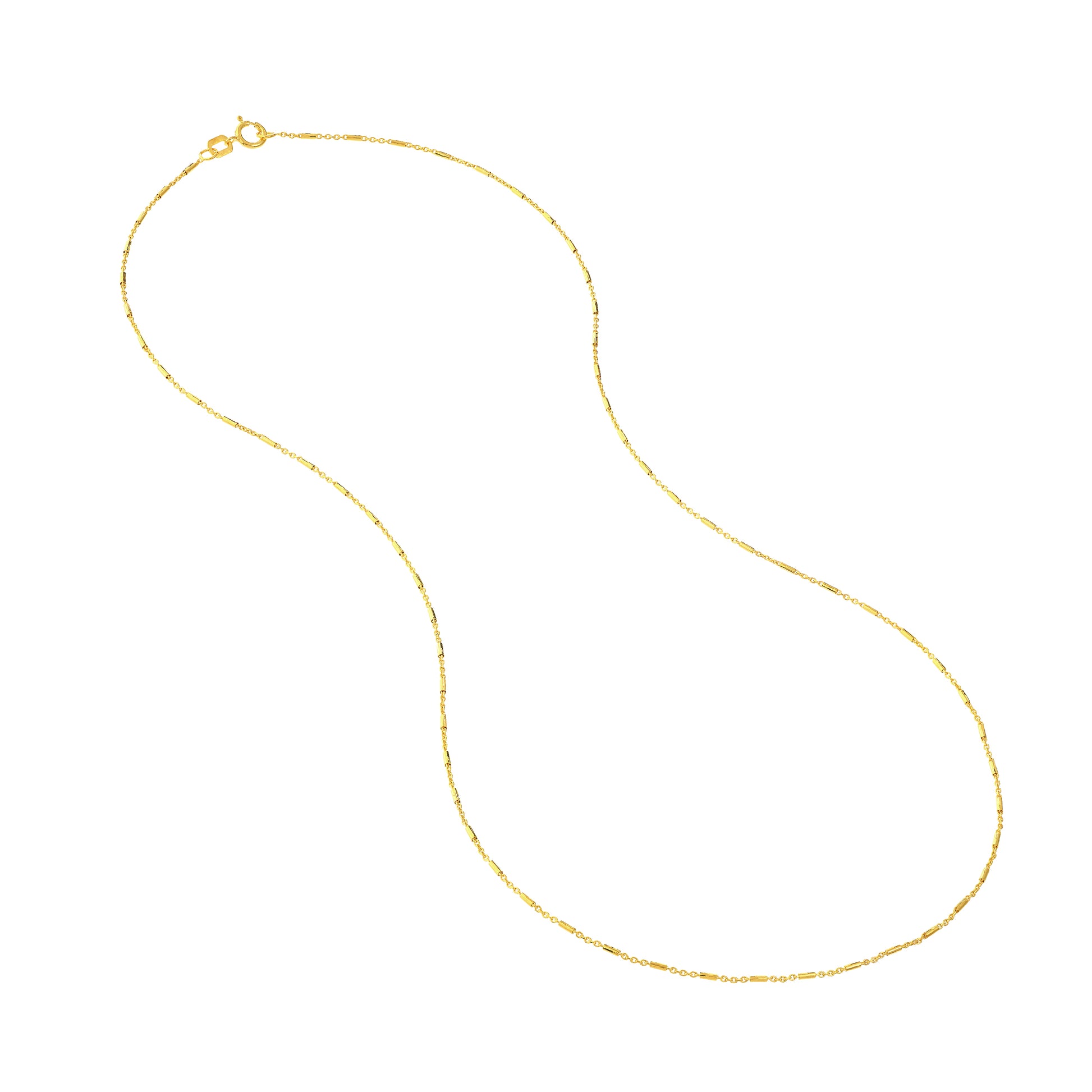 0.9mm Barrel Saturn Cable Chain with Spring Ring