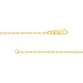 1.70mm Paper Clip Chain with Lobster Lock