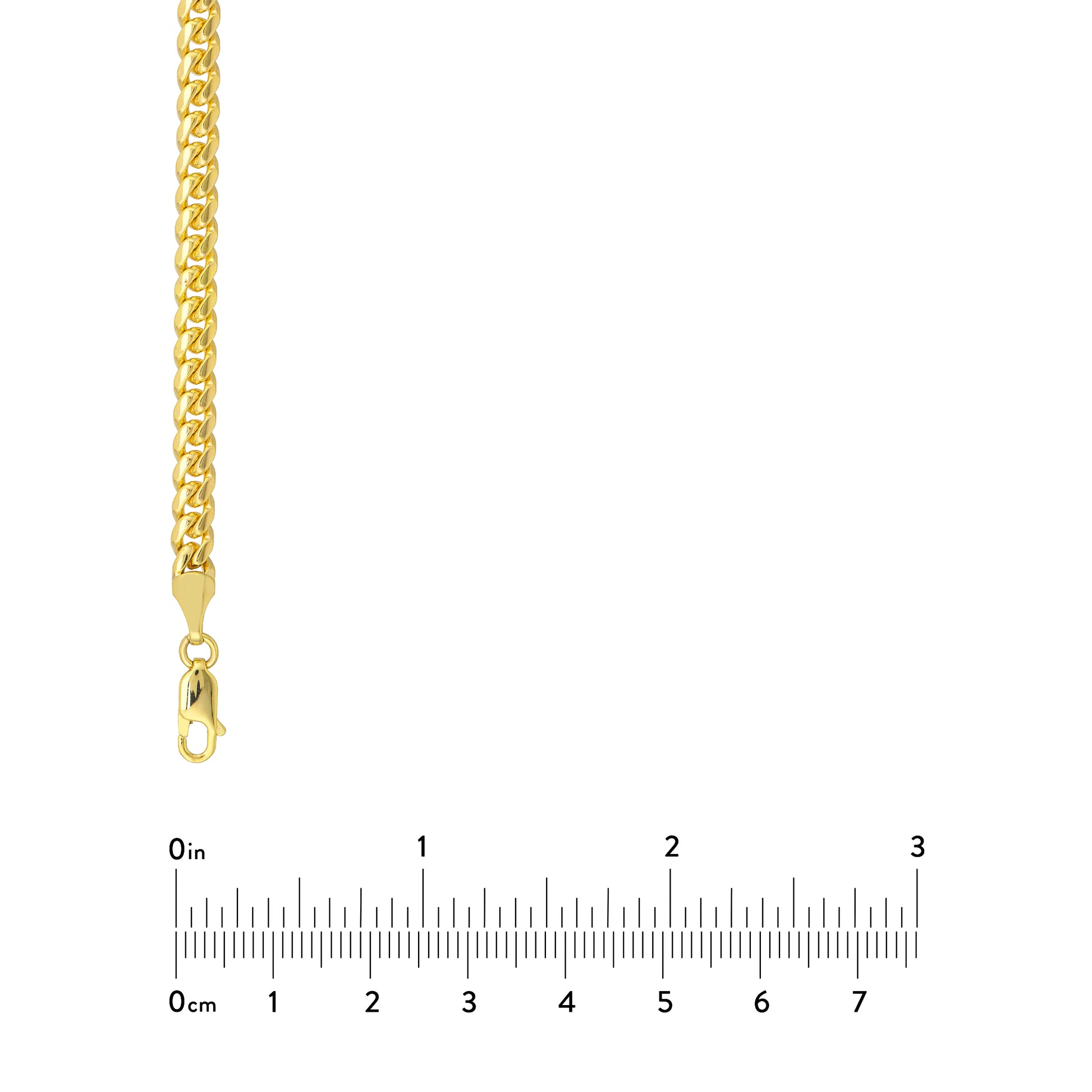 5.0mm Miami Cuban Chain with Lobster Lock