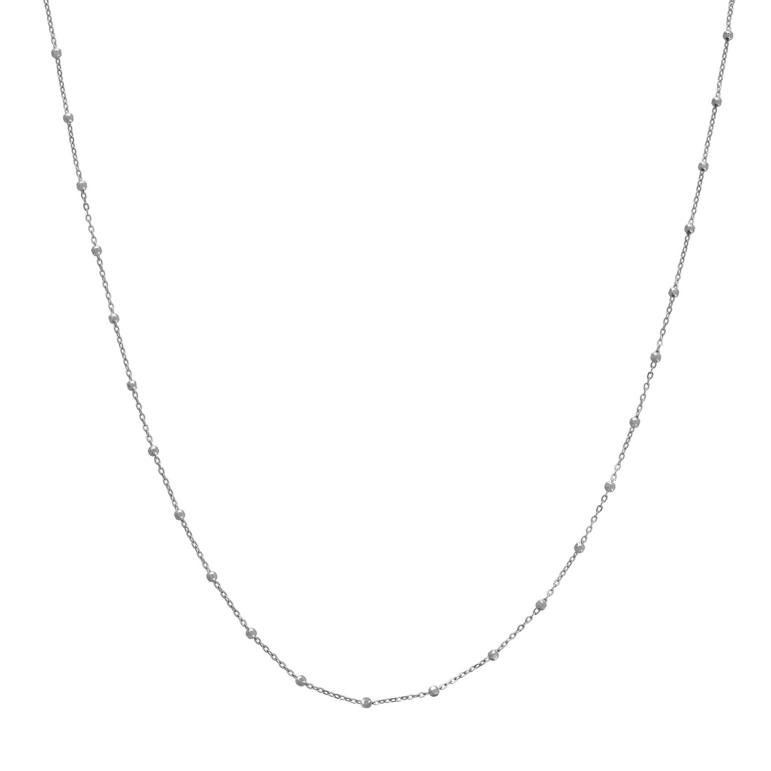 Faceted Bead Saturn Chain