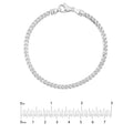 Round D/C Franco Chain Bracelet