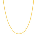 2.7mm Solid Round Box Chain with Lobster Lock