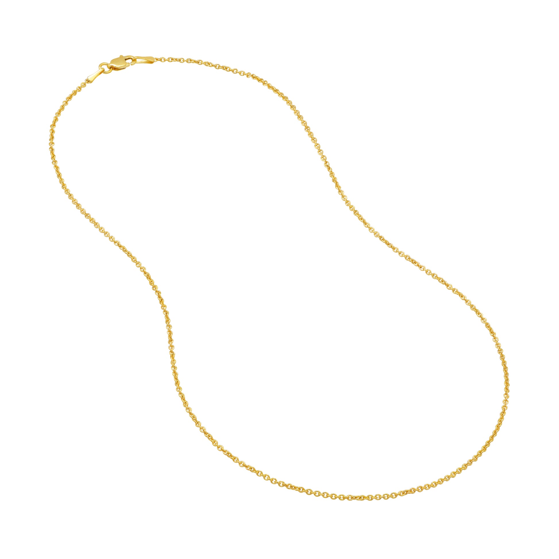 1.45mm Light Cable Chain with Lobster Lock