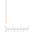 3.45mm Paper Clip Chain with Lobster Lock