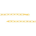 5.25mm Paper Clip Chain with Lobster Lock