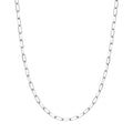 5.25mm Paper Clip Chain with Lobster Lock