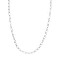 5mm Paper Clip Chain with Lobster Lock