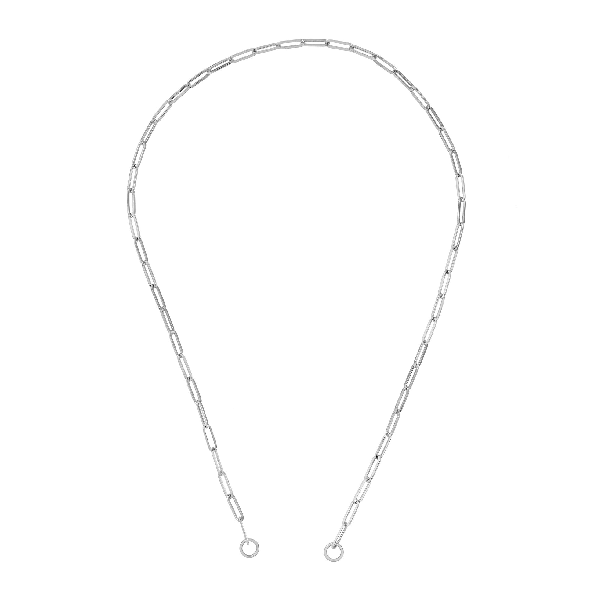3.80mm Split Hollow Paper Clip Chain
