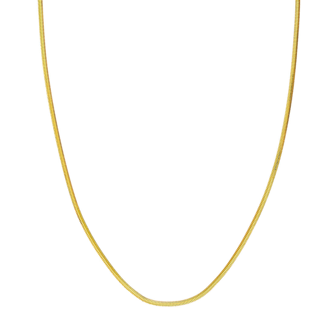 2.15mm D/C Oval Snake Chain