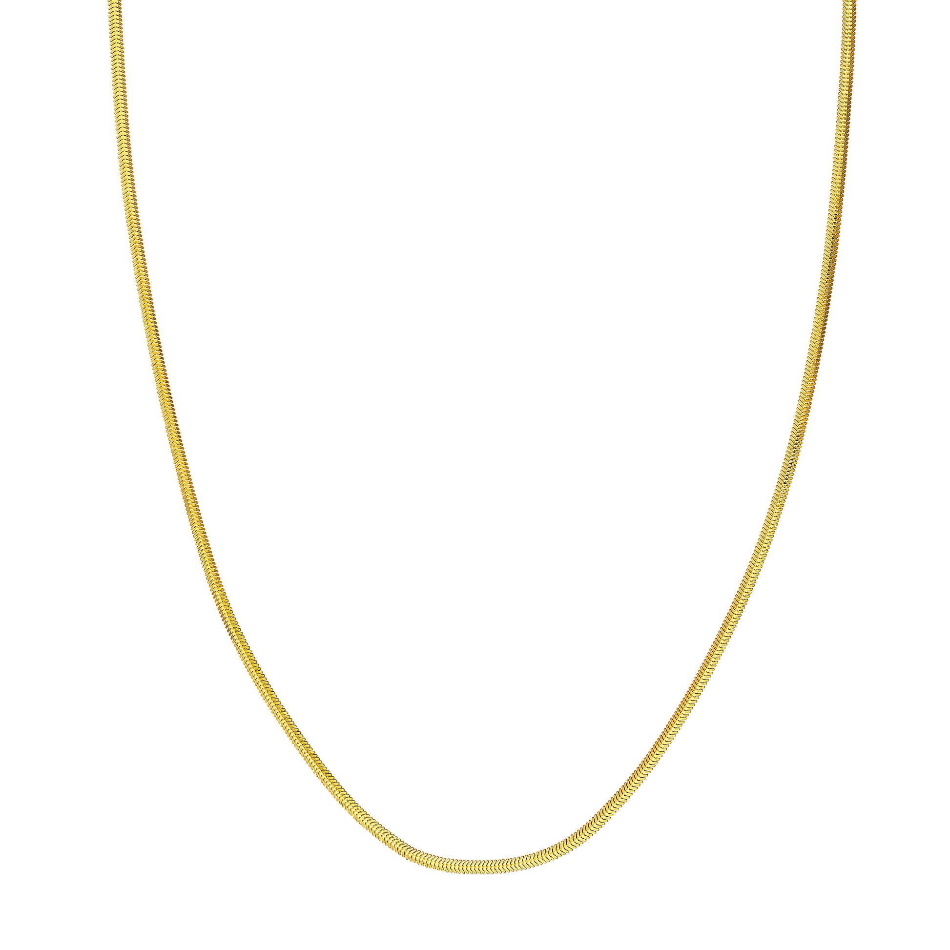 2.15mm D/C Oval Snake Chain