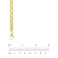 8mm Hollow Rolo Chain with Pear Lobster Lock