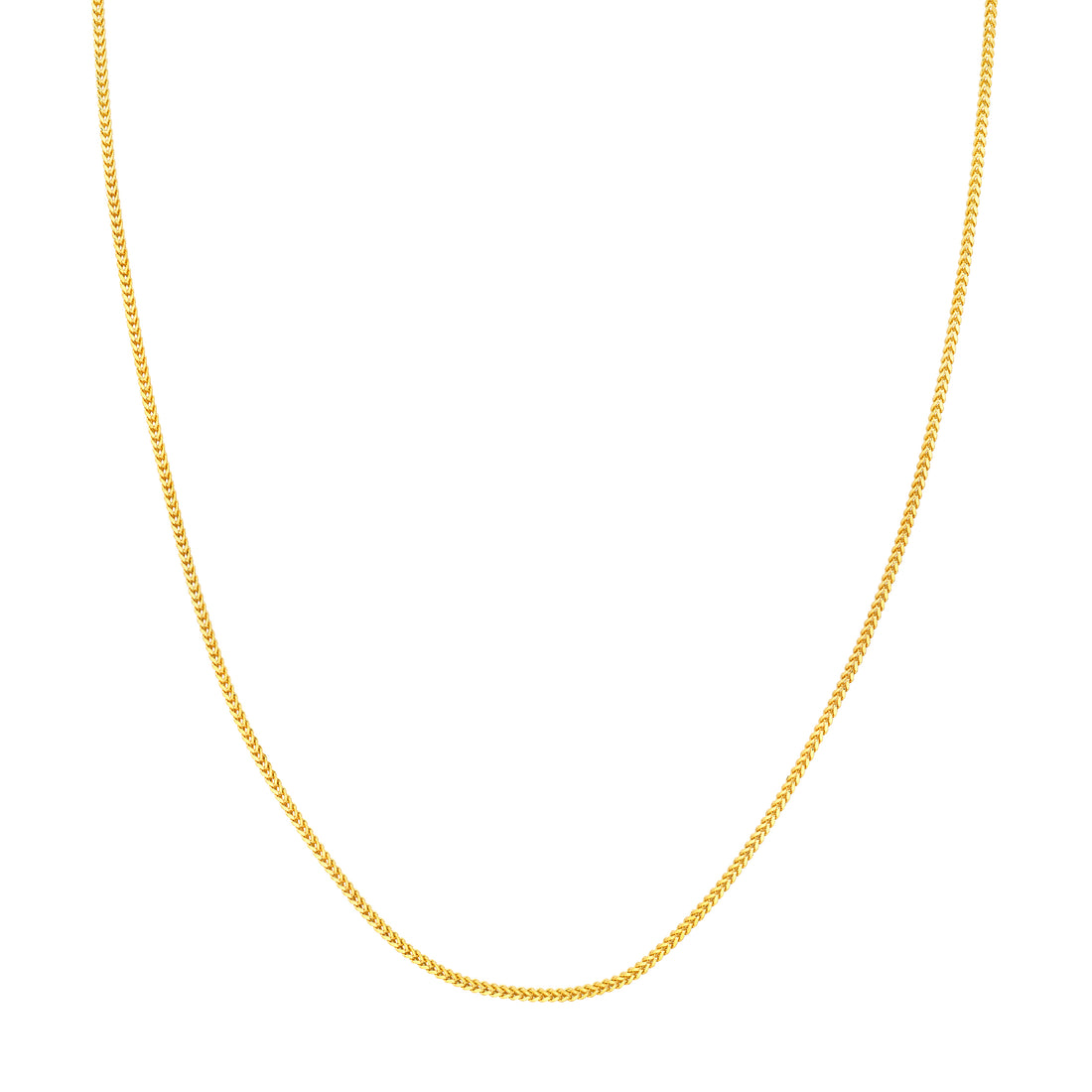 1.55mm Hollow Square Franco Chain