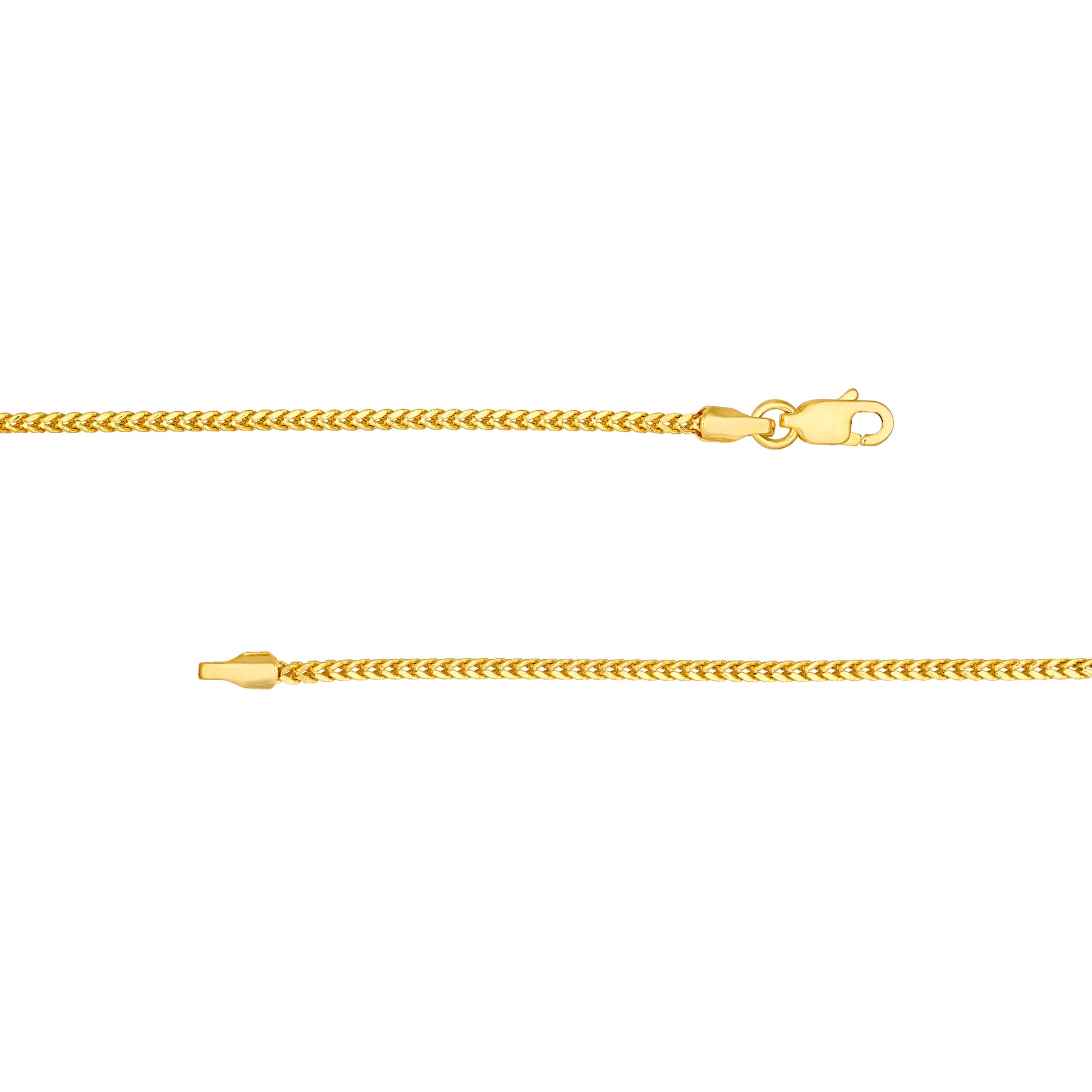 1.55mm Hollow Square Franco Chain