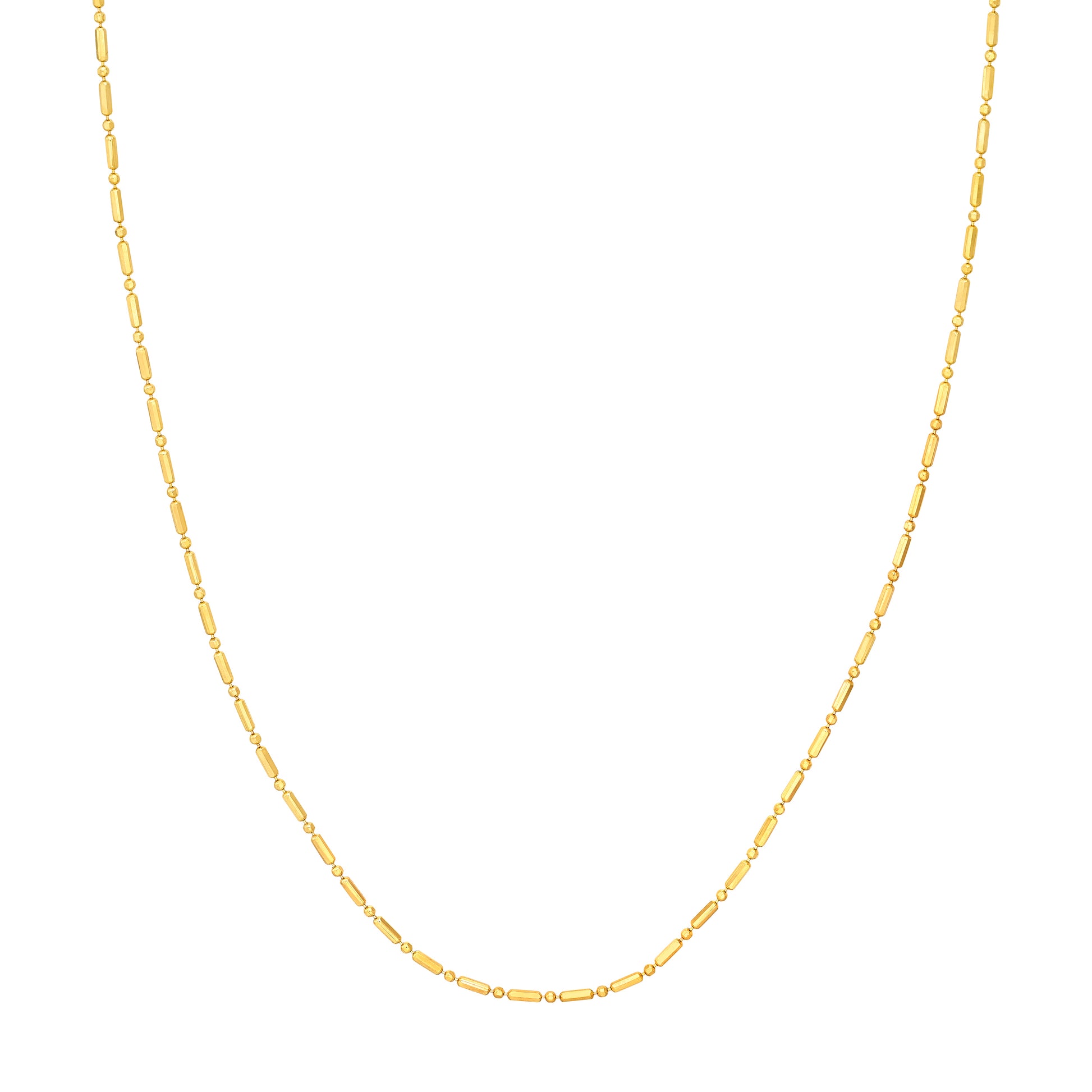 1.50mm Bead and Long Bar Chain