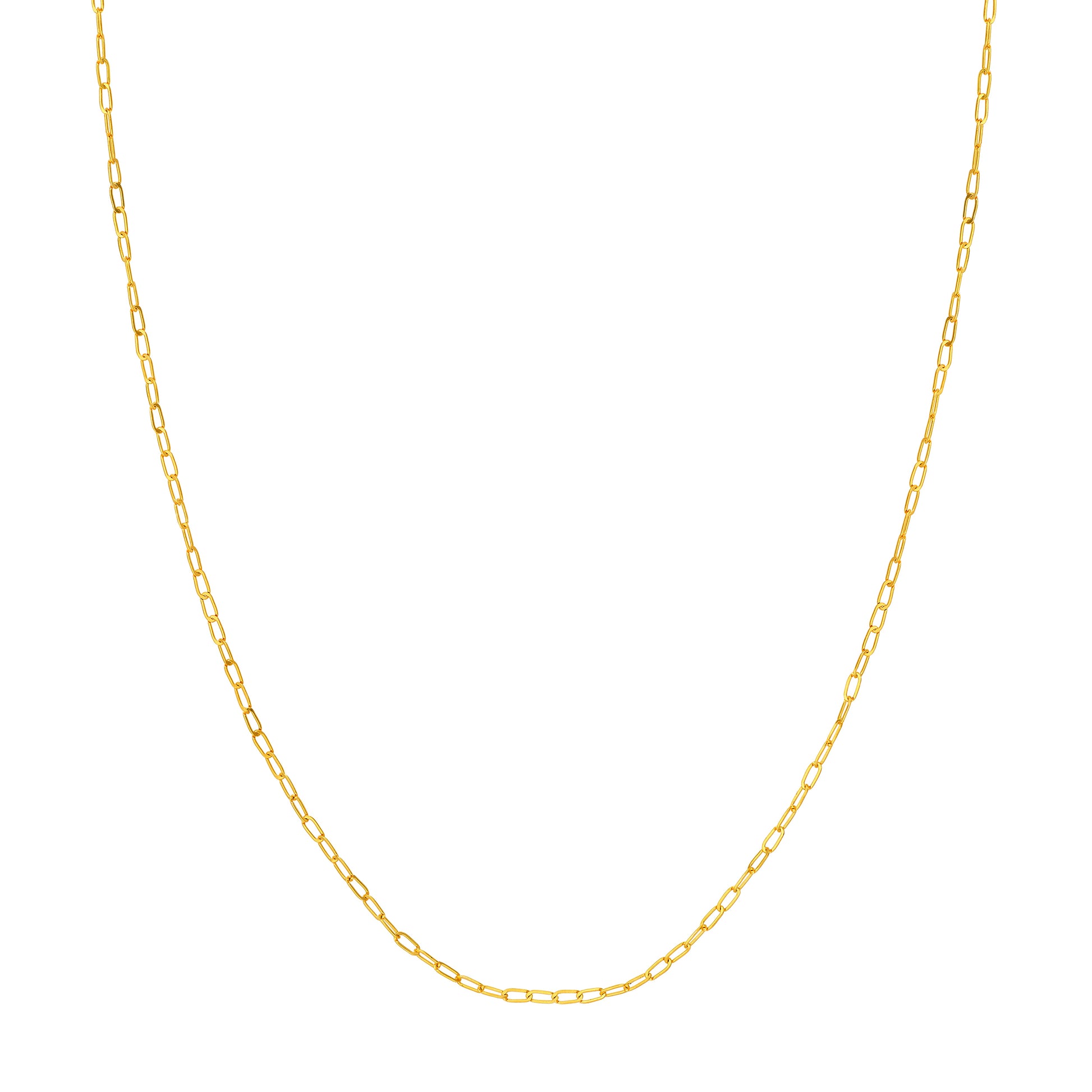 2.00mm Hammered Long Piatto Chain