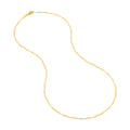 2.00mm Hammered Long Piatto Chain