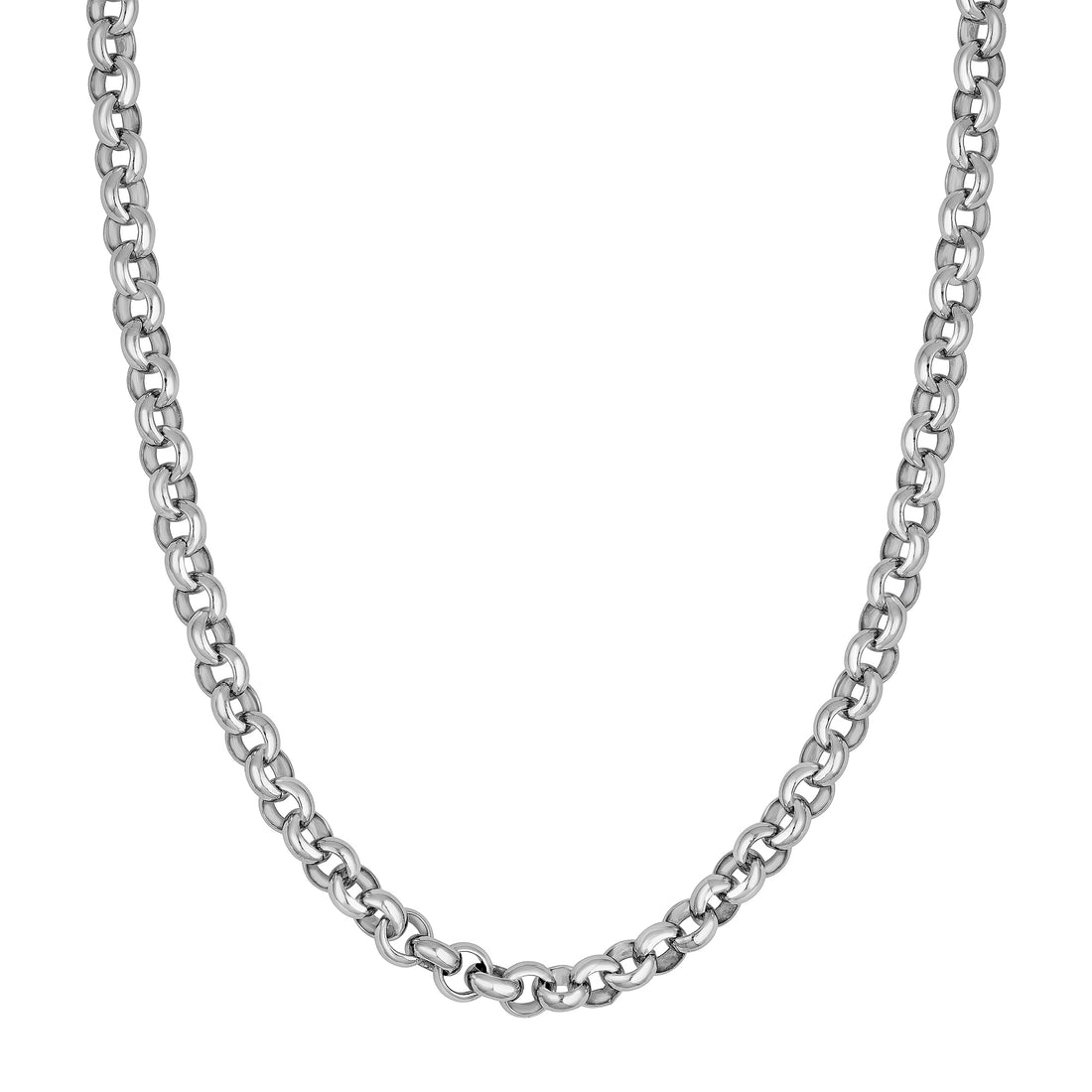 8.00mm Sterling Silver Rolo Chain