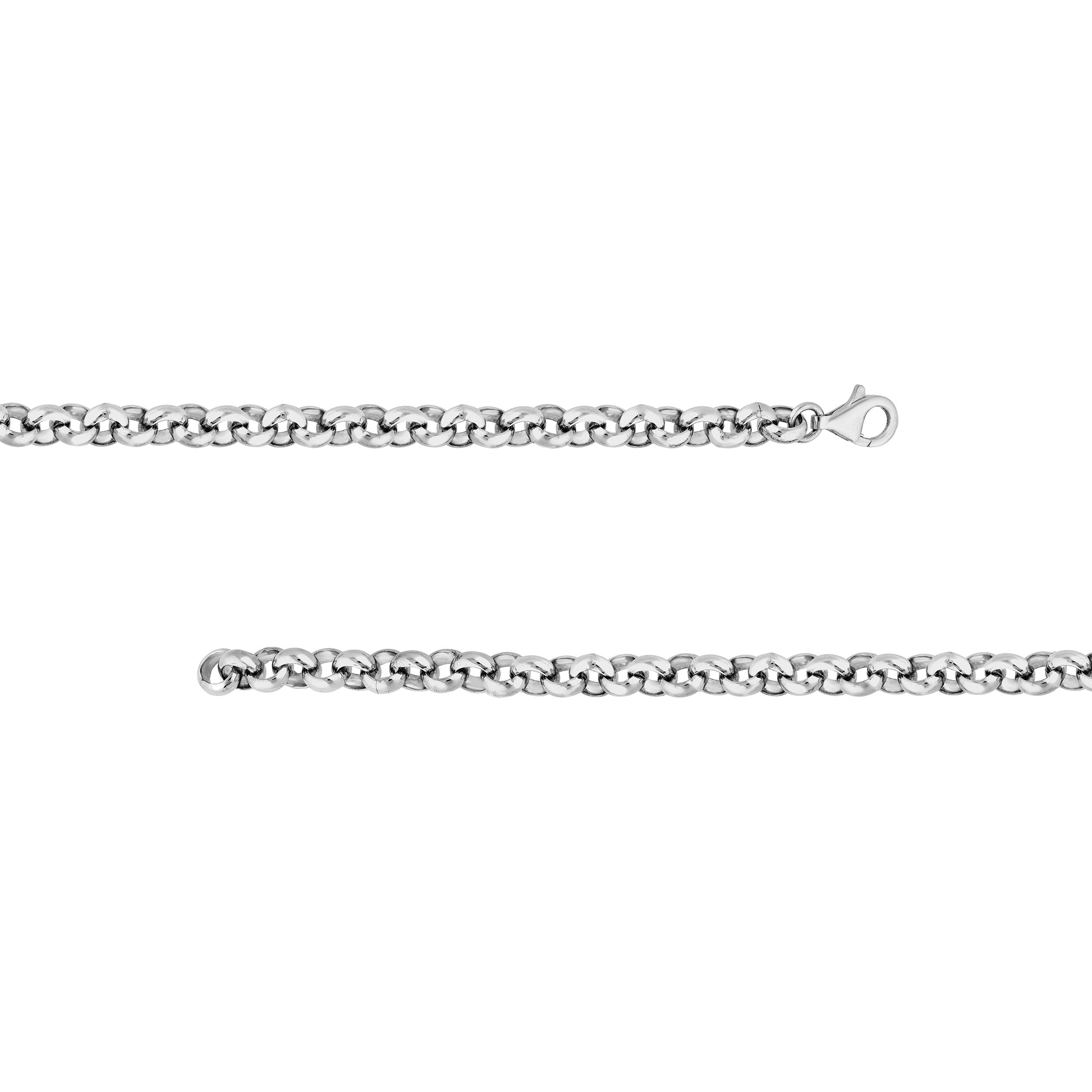 6.50mm Sterling Silver Rolo Chain