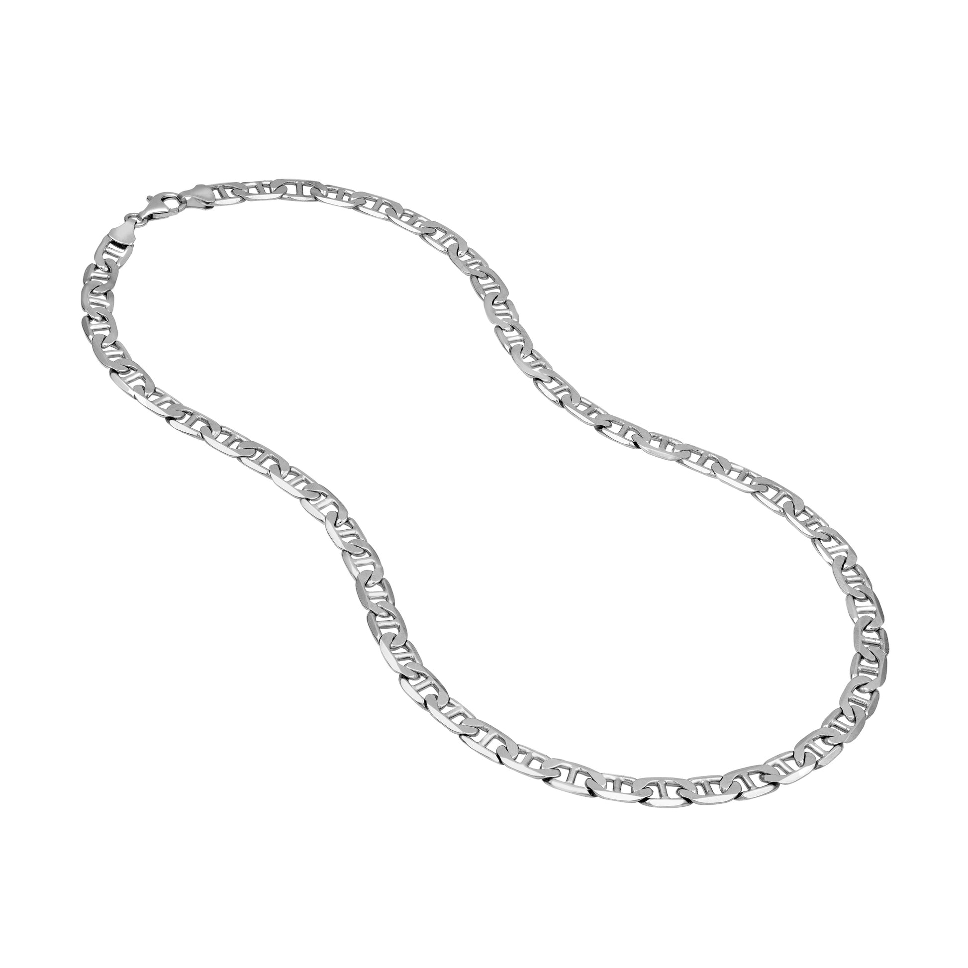 6.90mm Sterling Silver Mariner Chain