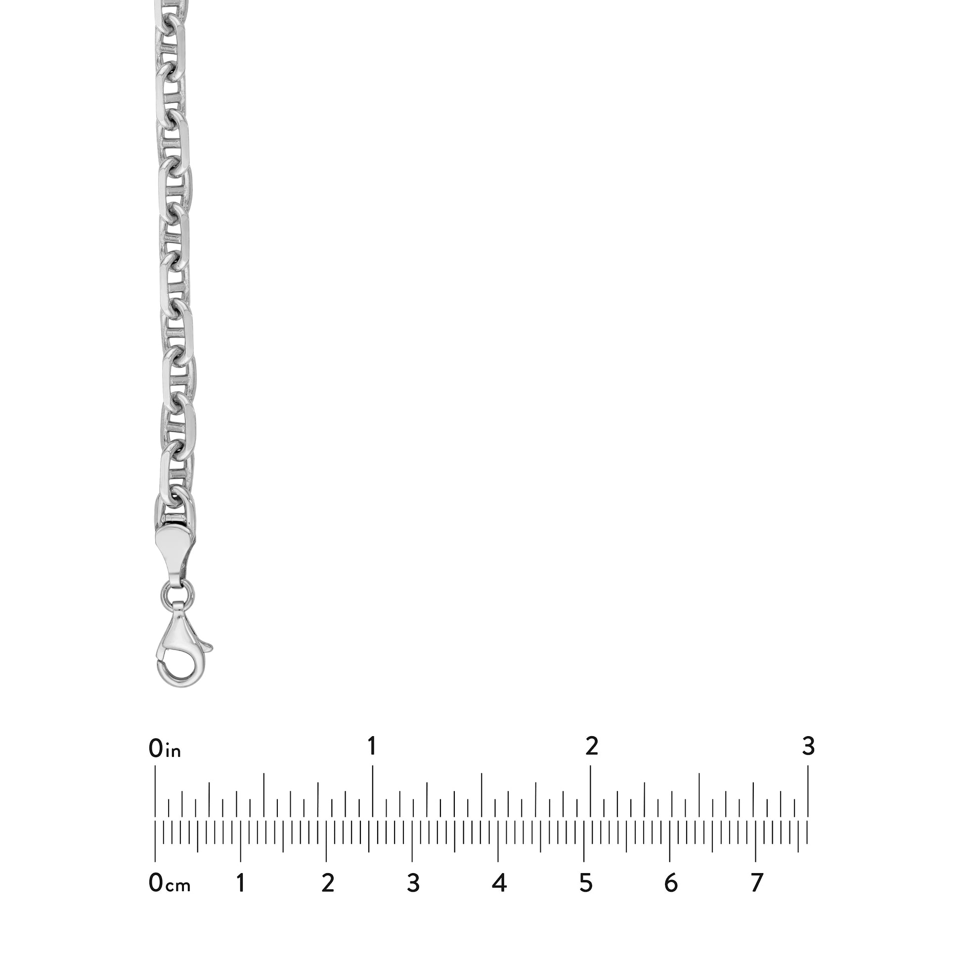 4.85mm Sterling Silver Anchor Chain