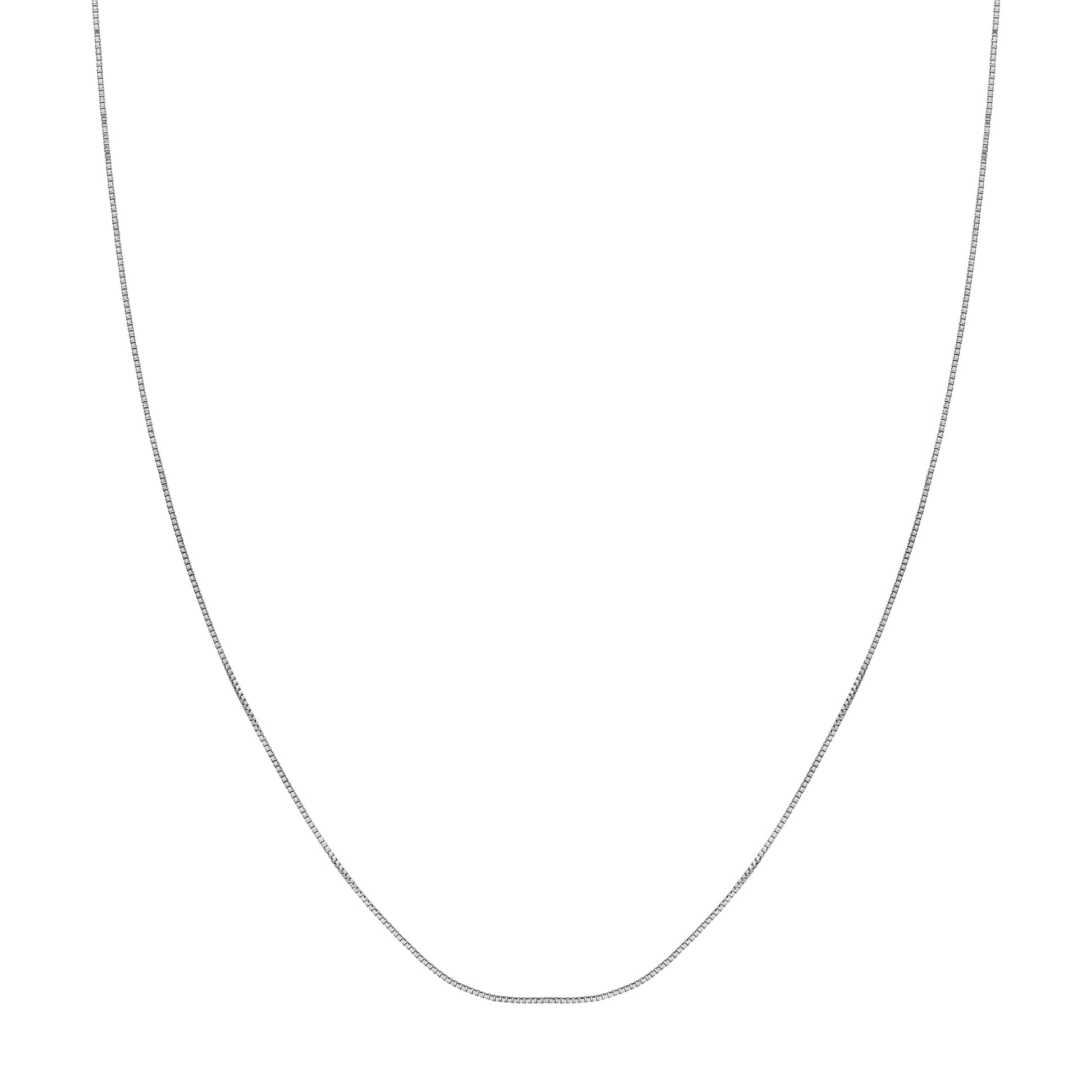 0.66mm Sterling Silver Box Chain