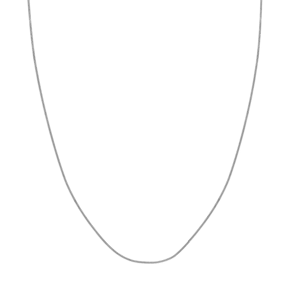 1.05mm Sterling Silver Curb Chain