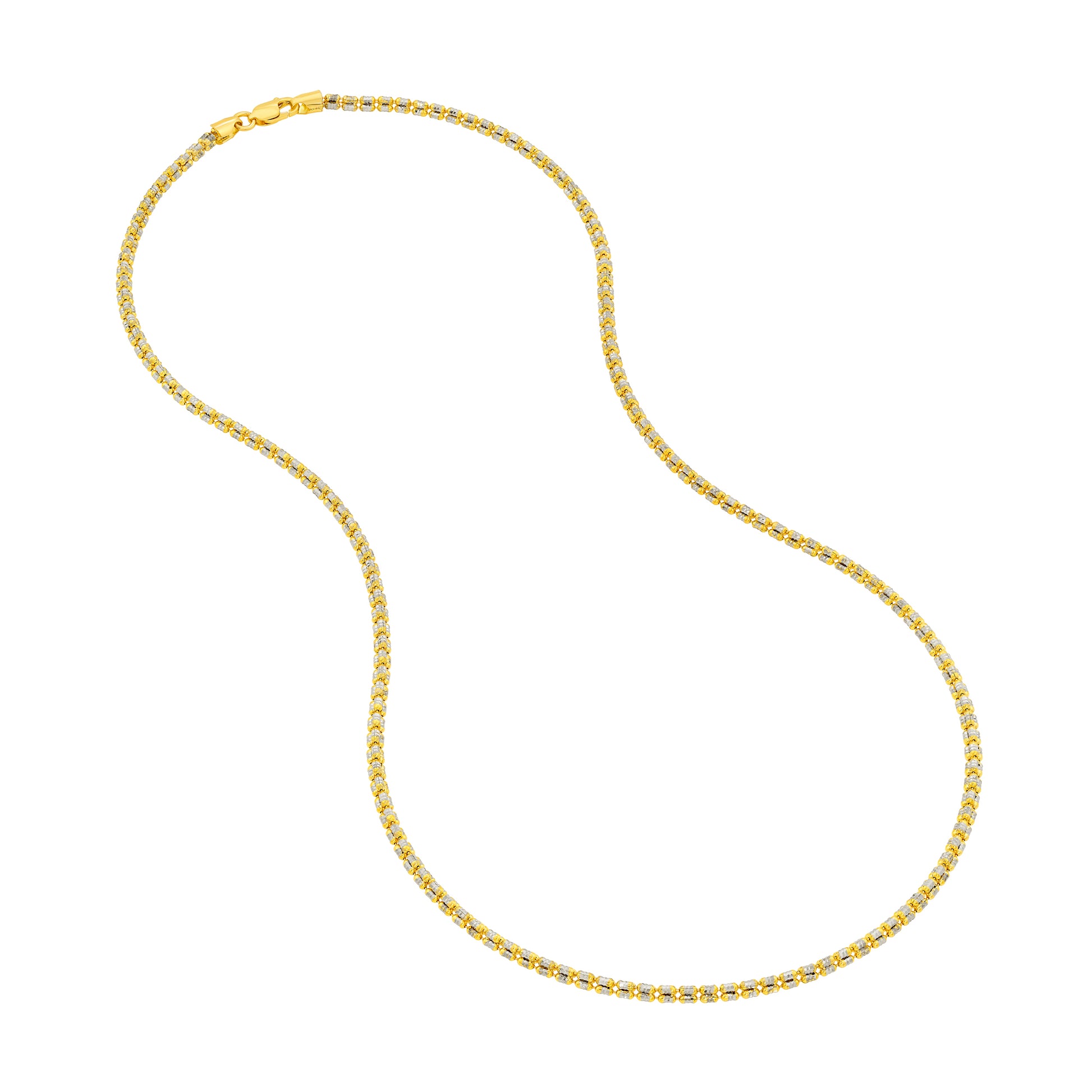 2.40mm Two-Tone Ice Chain [3 Row]