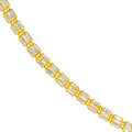 2.40mm Two-Tone Ice Chain [3 Row]
