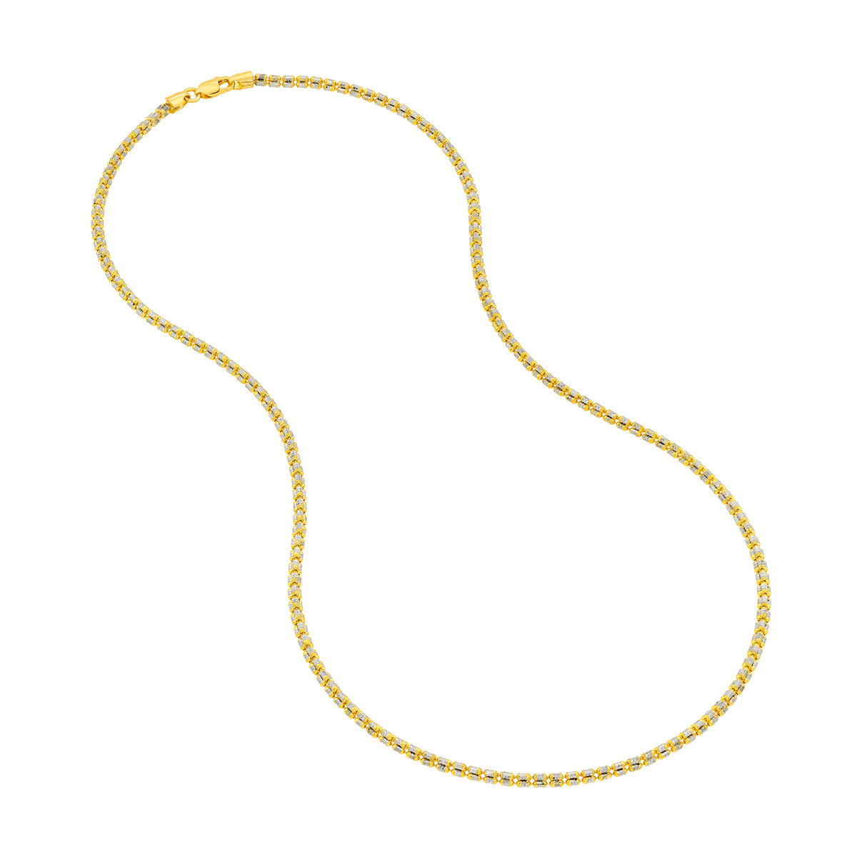 2.40mm Two-Tone Ice Chain [3 Row]