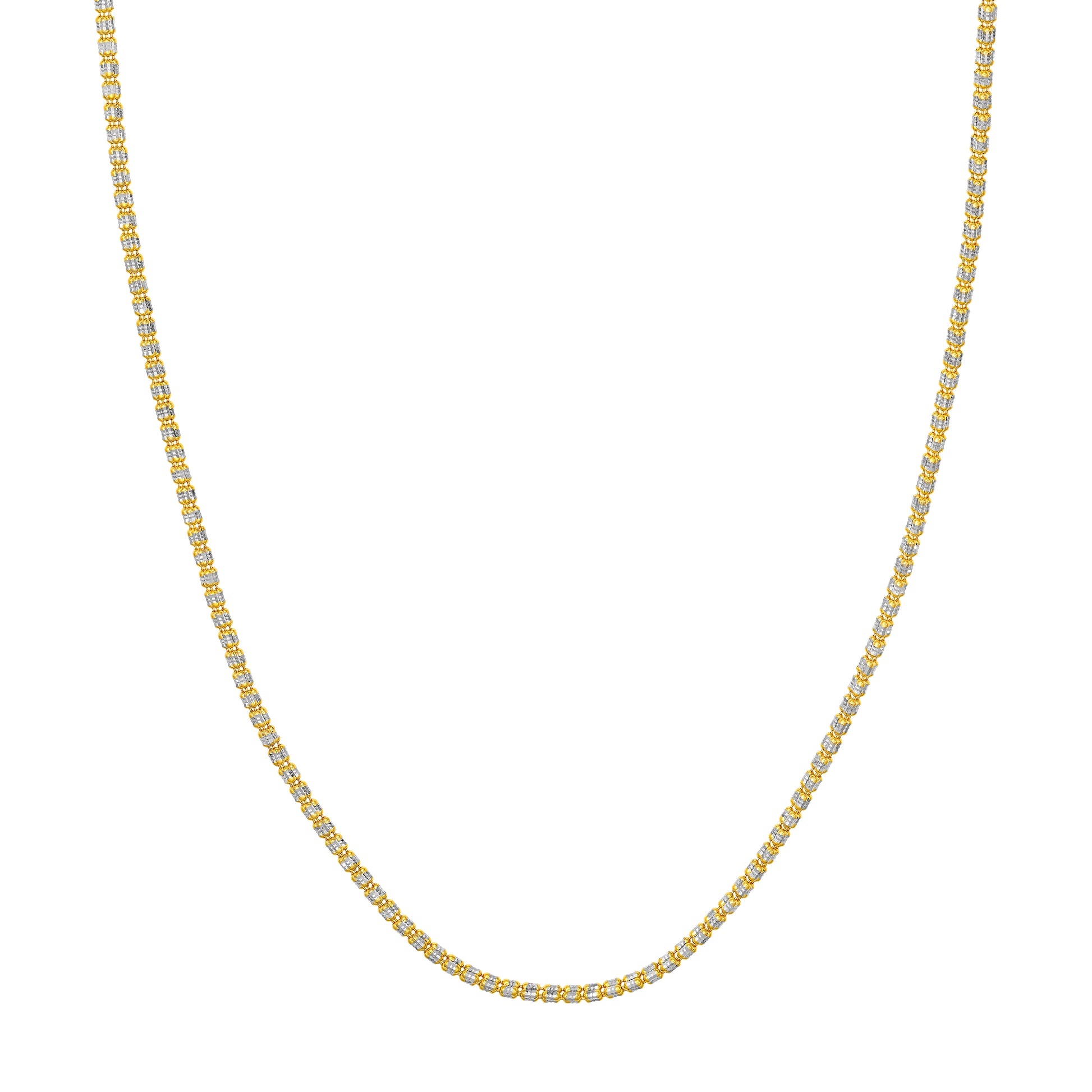 2.40mm Two-Tone Ice Chain [3 Row]
