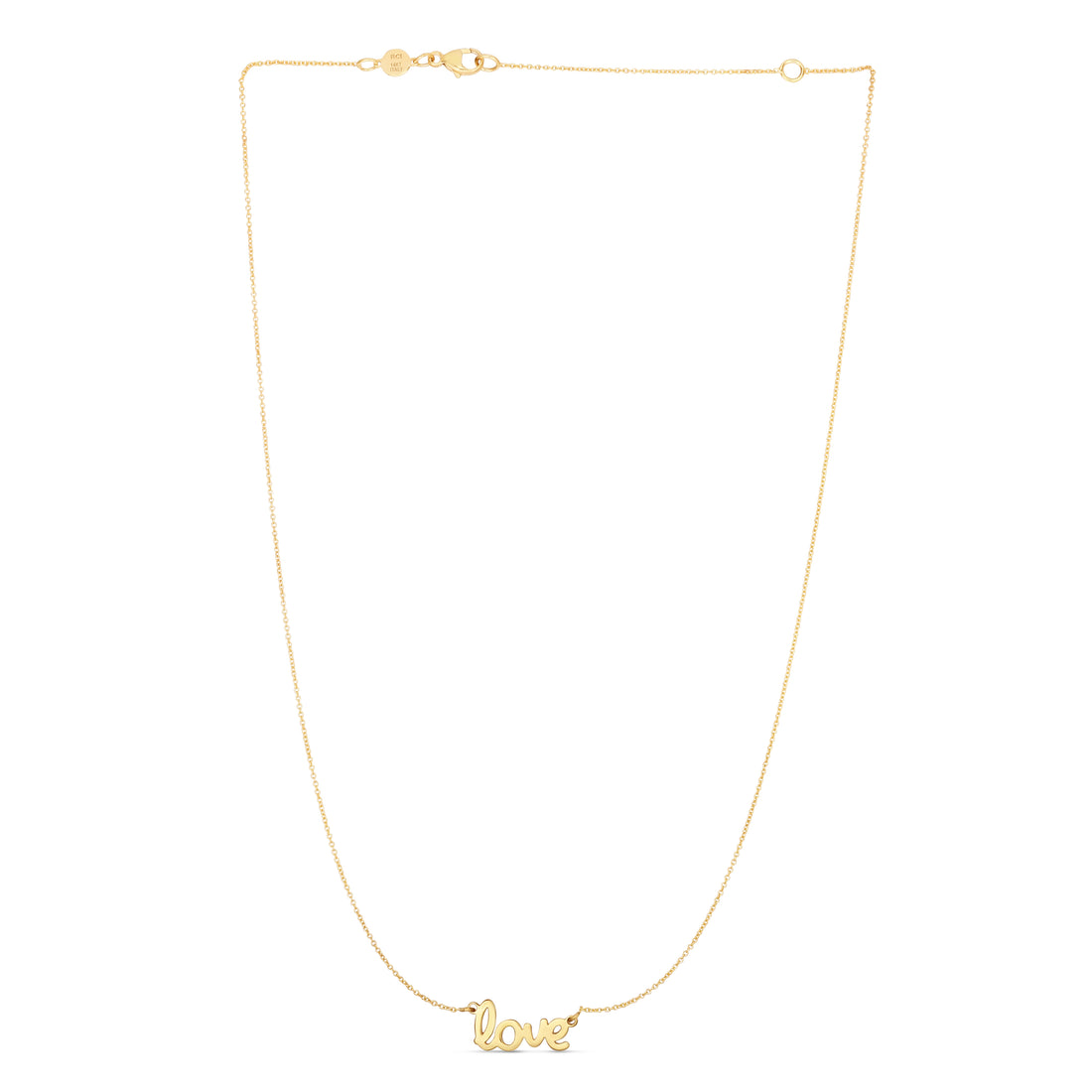 14K Gold Love Necklace