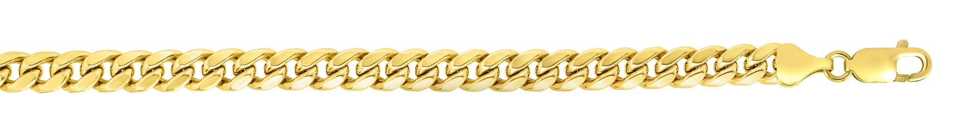 14K Gold 18"" 2.6mm Miami Cuban Chain