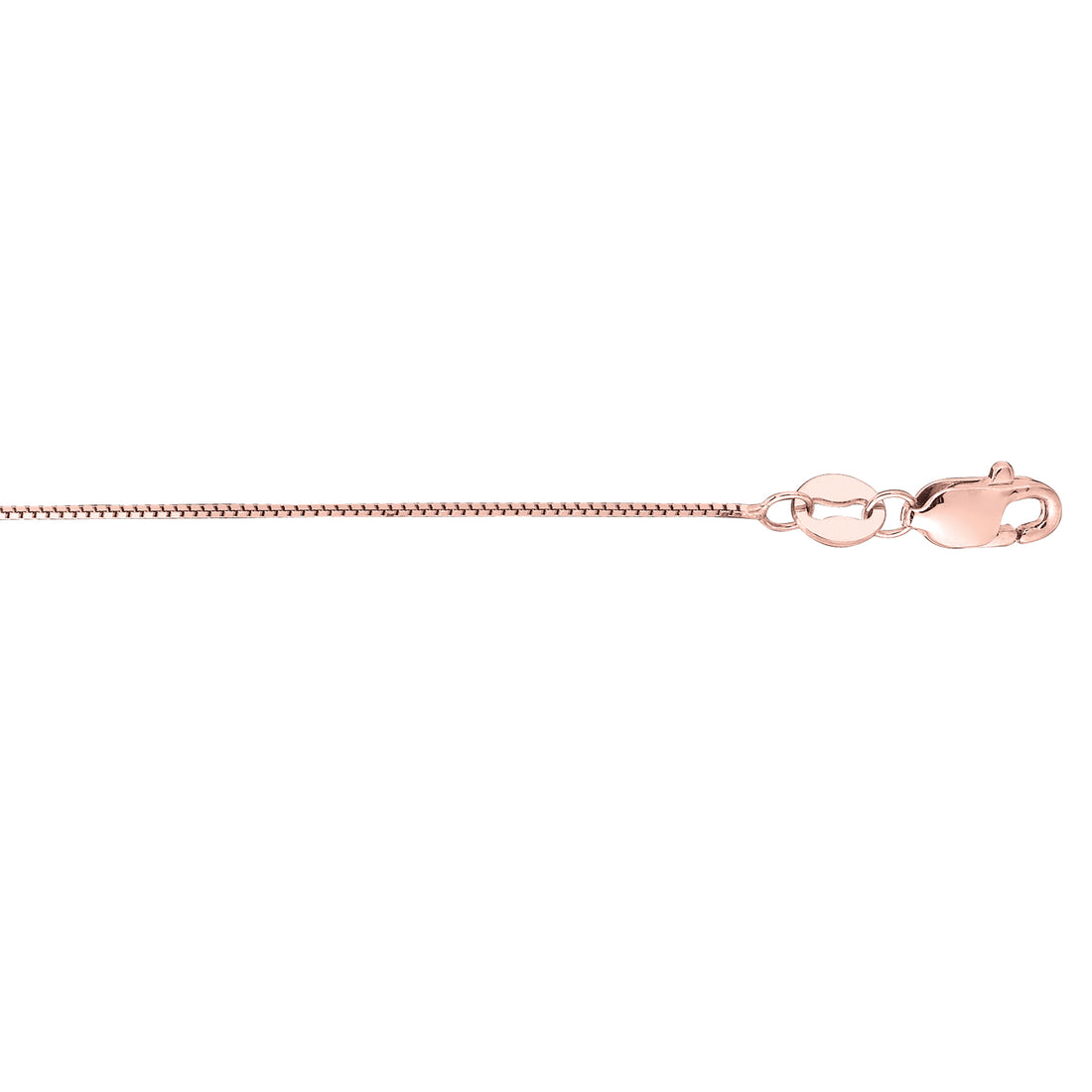 14K Gold 0.50mm Classic Box Chain