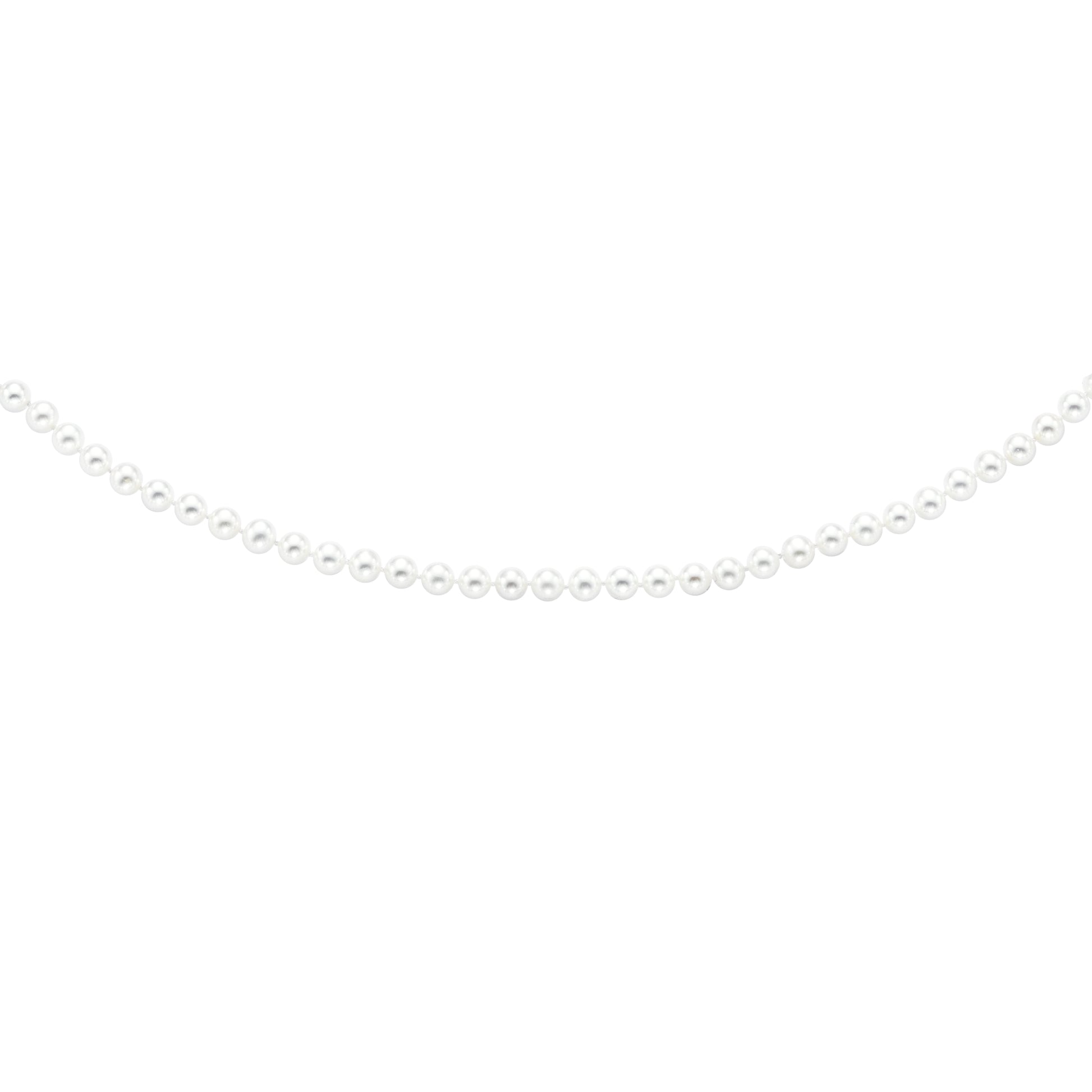 14K Gold 6.0-6.5MM Pearl Strand Necklace