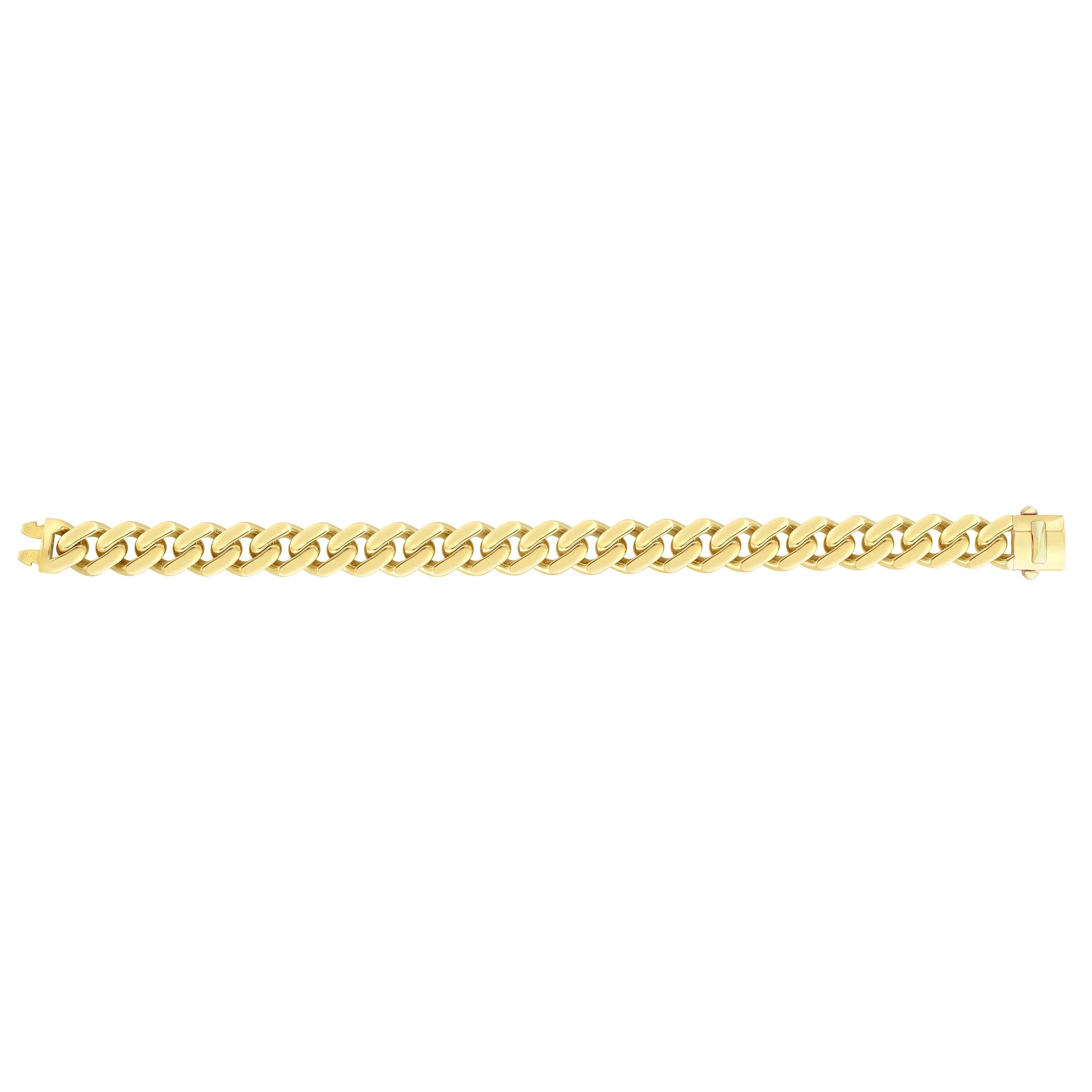 14K Gold 11.5mm Lite Miami Cuban