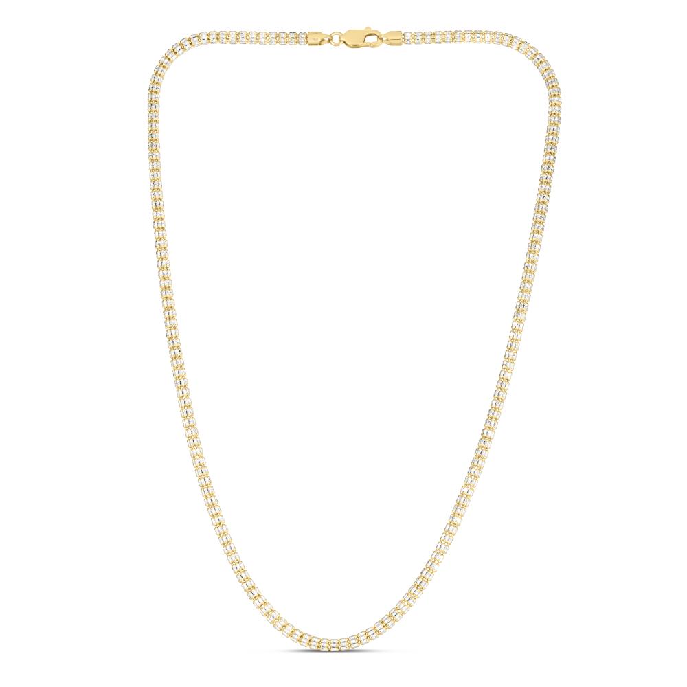 14K 3.23mm Fancy Ice Chain