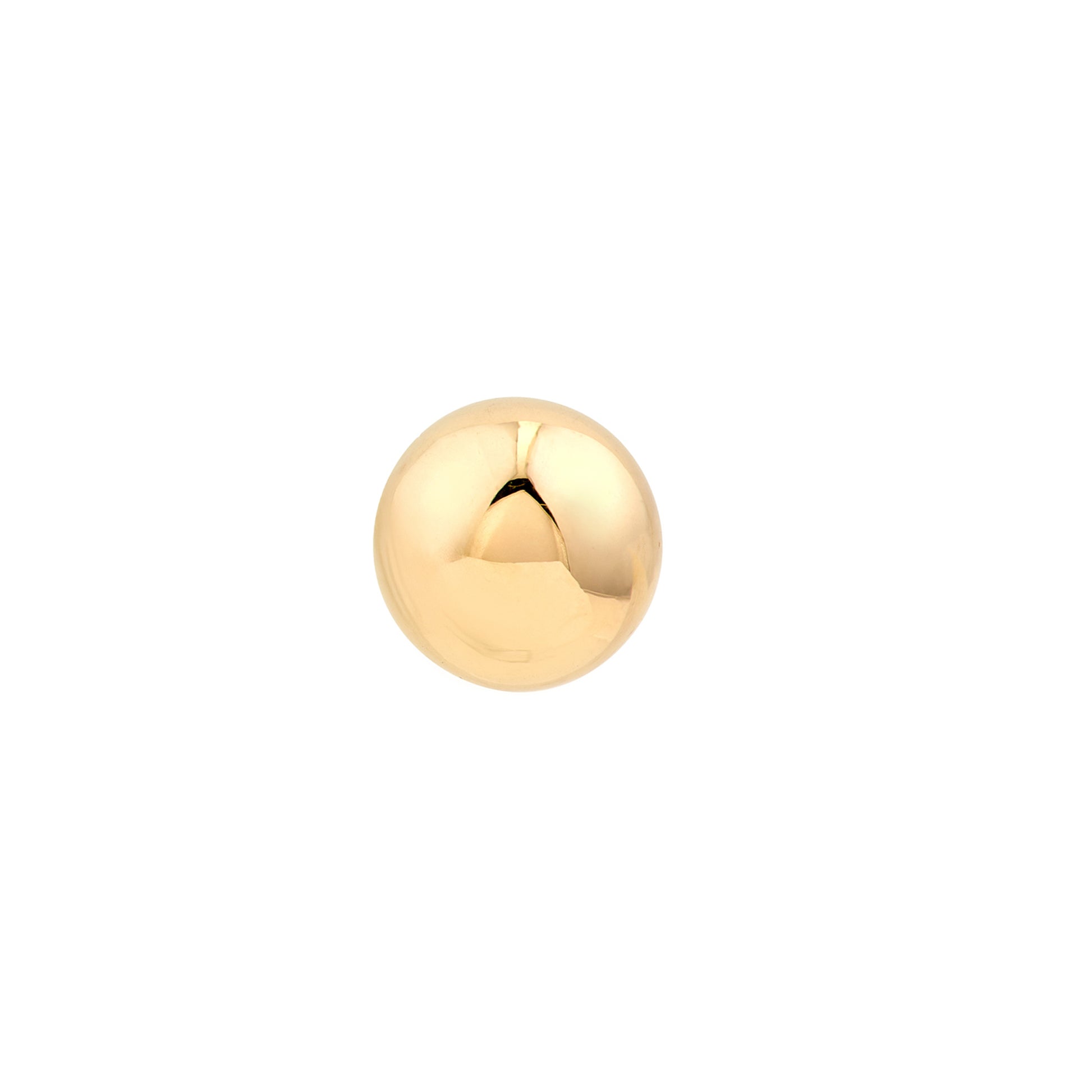 3mm Polished Ball Stud Earrings
