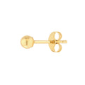 3mm Polished Ball Stud Earrings