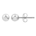 3mm Polished Ball Stud Earrings