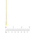 1.56mm D/C Rope Chain with Lobster Lock