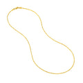 1.56mm D/C Rope Chain with Lobster Lock