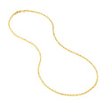 2.15mm D/C Rope Chain with Lobster Lock