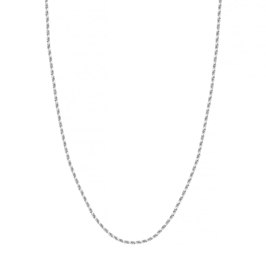 2.15mm D/C Rope Chain with Lobster Lock