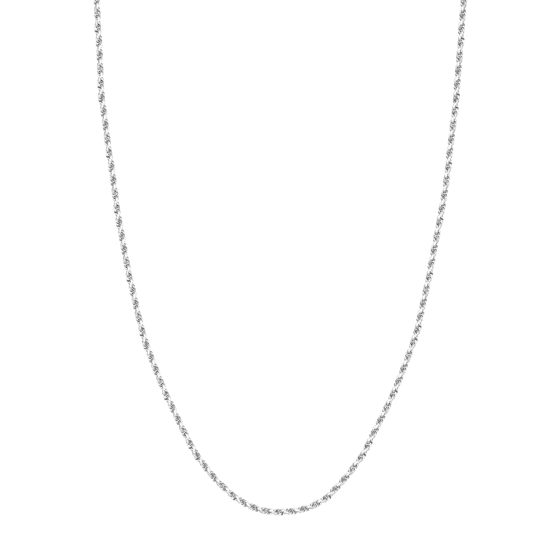 2.3mm D/C Rope Chain with Lobster Lock