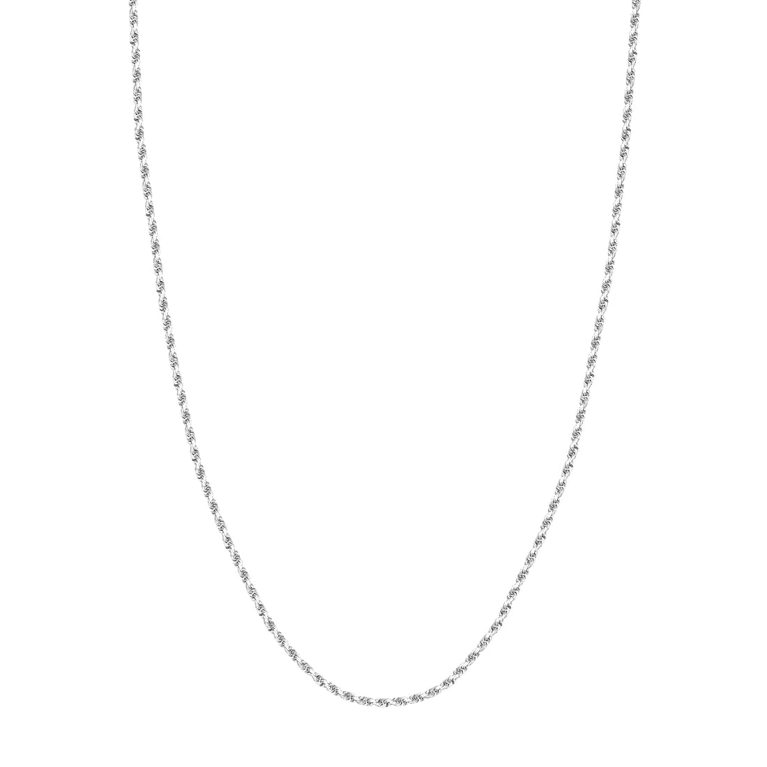 2.3mm D/C Rope Chain with Lobster Lock