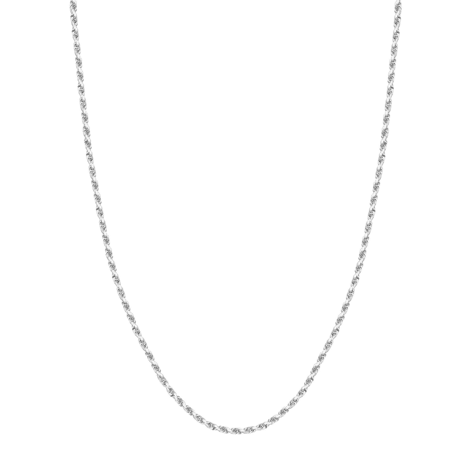 2.7mm D/C Rope Chain with Lobster Lock