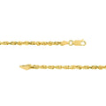 3mm D/C Rope Chain with Lobster Lock