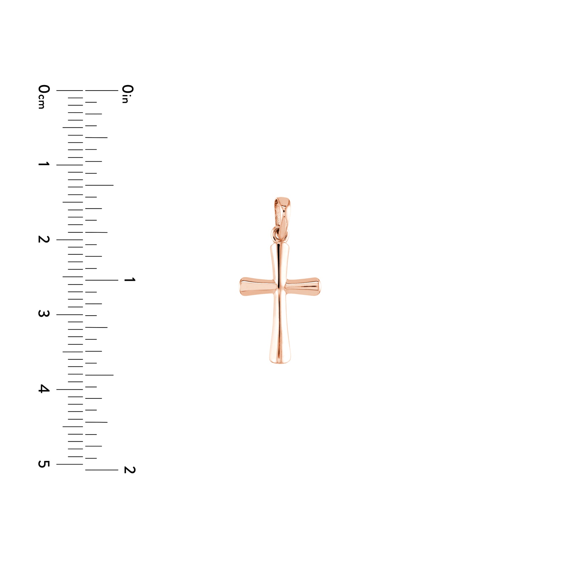 Graduated Cross Pendant